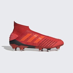 Adidas Predator 19+ Férfi Focicipő - Piros [D17752]